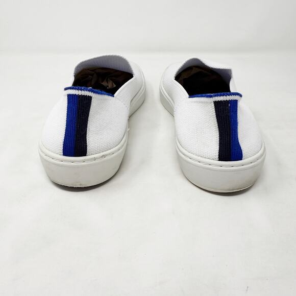 [Rothy's] Bright White The Original Slip-On Sneakers Washable Eco-Friendly Sz 7 - Picture 7 of 11